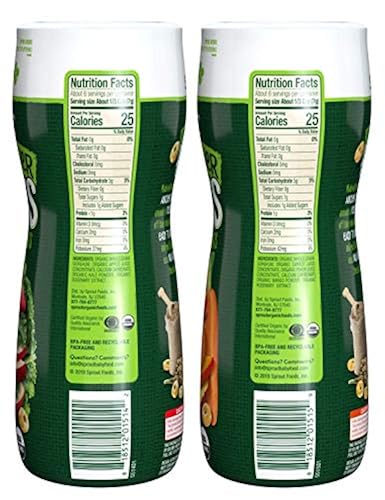 Sprout Organic Baby Food, Stage Snacks, Carrot Mango and Apple