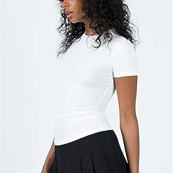 Abardsion Women's Casual Basic Going Out Crop Tops