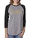 Thankful Gold Glitter Christmas Shirt Womens 3/4 Raglan Sleeve T-Shirt Top