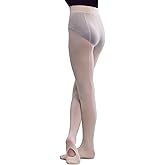 So Danca Child Mock Seamed Convertible Tights, 85% Nylon/15% Spandex, Convertible Foot - TS99