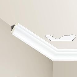 Ceiling Crown Molding Trim, 10 Pack High Impact