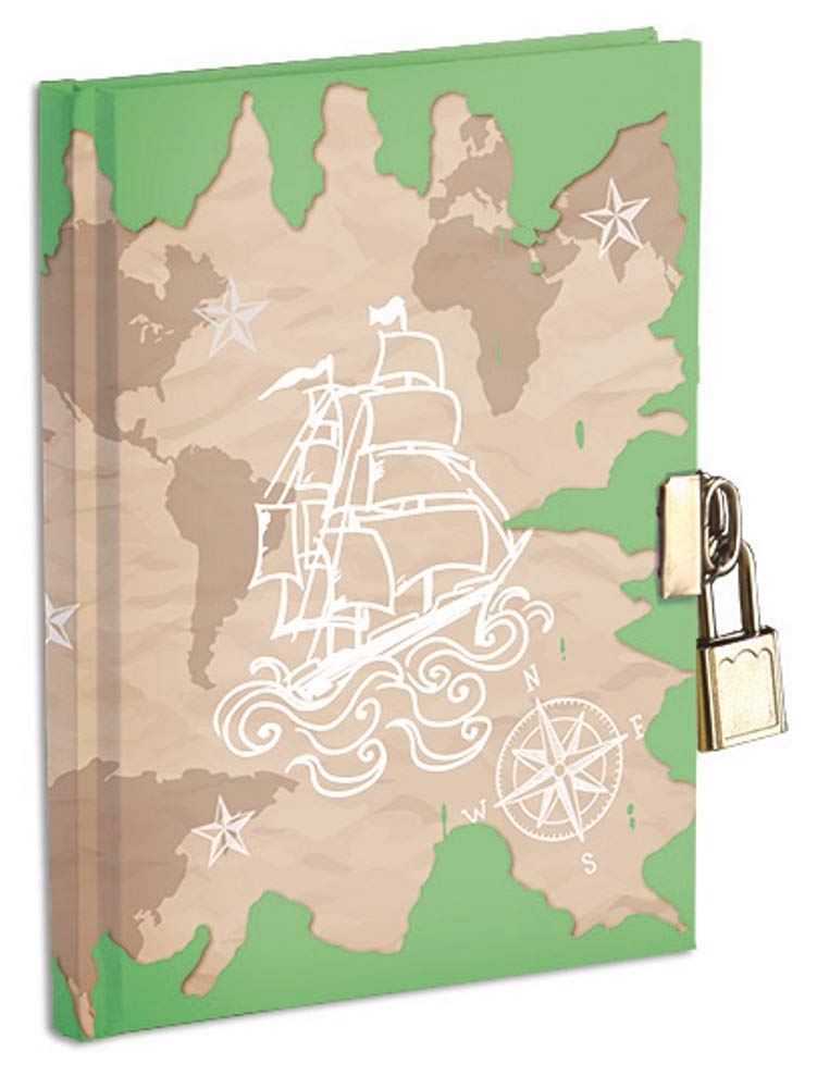 Secret Diary 14.5x18.5 cm with Metal Padlock and 2 Keys