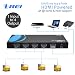 Orei UltraHD 4K @ 60 Hz 1 X 4 HDMI Splitter 1 in 4 Out 4 Port 4: 8-Bit - HDMI 2.0, HDCP 2.18 Gbps