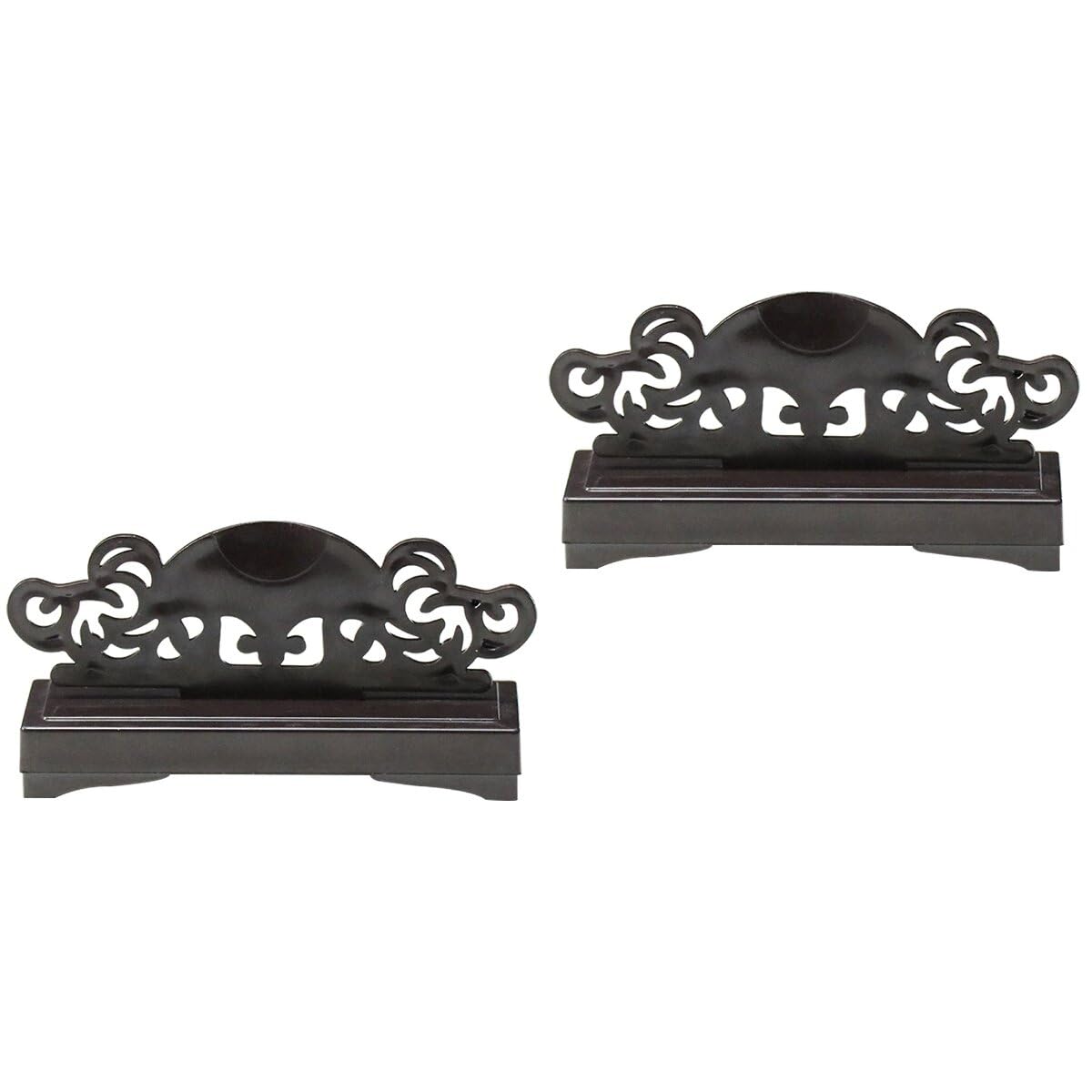 2pcs Handy Fan Display Holder Handheld Fan Easel Stand Folding Fan Stand Decorative Hand Wall Mount Hand Held Fan China Display Stand Vintage Fan De Mano Wall-mounted Travel