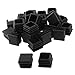 Pipe Insert Cap - TOOGOO(R) Square Table Chair Leg Tube Pipe Feet Insert Cap 25mmx25mm 30pcs Black