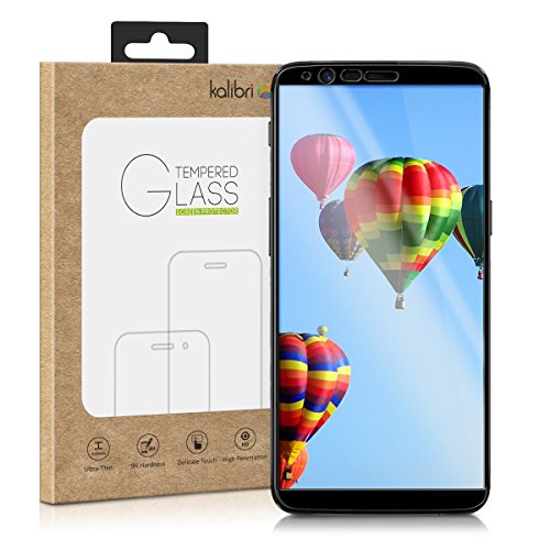 kalibriTempered Glass Screen Protector - 3D Glass Display Film Compatible with OnePlus 5T - Also for Curved Phone Screen