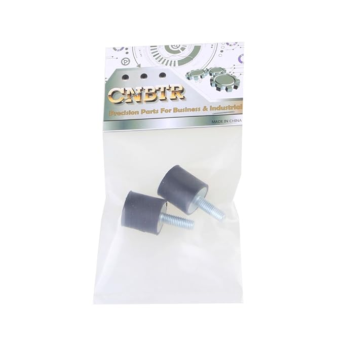 cnbtr VE M6 20 x 20 mm de rosca macho de goma anti vibración ...