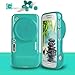 FiveBox Retro Stereo Camera Icam Shape Protector Protective TPU Soft Case Cover for Samsung Galaxy S4 Zoom (Blue)