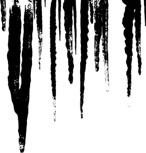 The Artistic Stamper Icicles Border, Black/White