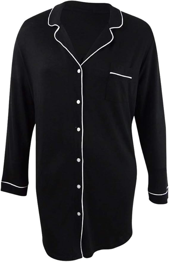 button front sleep shirt