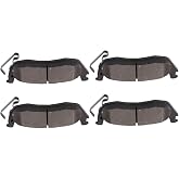 SCITOO D1087 Rear Semi-Metal Brake Pads Sets | Fit For Jeep For Commander 2006-2010,For Jeep For Grand Cherokee 2005-2010