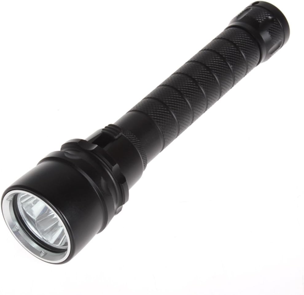 Underwater 100m Depth Diving Flash Torch 30W 4000 Lumen XM-L2 LED Flashlight (Black)