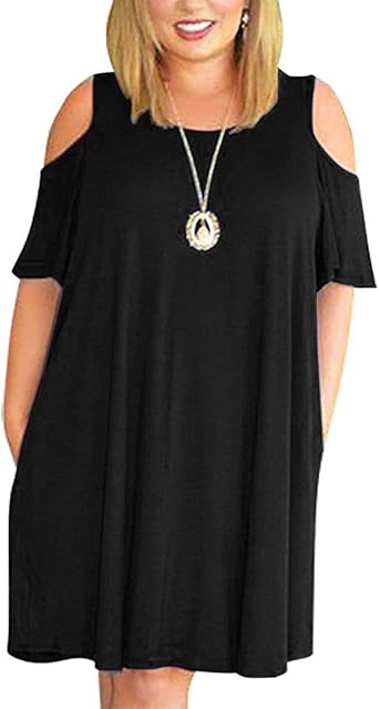 cold shoulder dress with pockets