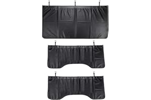 OwnMy Lightweight Automotive Mechanic Magnetic Leather Fender Cover Protector Gripper Mat Pad with Hooks for Repair Automotive Work (3 PCS)