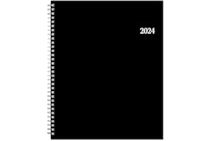 Blue Sky 2024 Weekly and Monthly Planner, January - December, 8.5" x 11", Flexible Cover, Wirebound, Enterprise (144725)