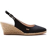 VISCATA Palomera Women's Sandals Espadrille Canvas Slingback Buckle Wedges