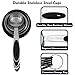 PLERISE Kitchen suit Stainless Steel Measuring Cups and Magnetic Measuring Spoons Set, Premium 11 Piece Set, 5 Measuring Cups & 6 Double Sided Stackable Magnetic Measuring Spoons