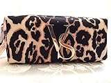 Victoria's Secret Leopard Print Make up Bag Pencil Cosmetic Case