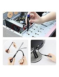 Juego de destornilladores de precisión 58 en 1 XOOL, kit de controlador magnético con 42 bits, kit de herramientas de reparación de electrónica profesional f con bolsa portátil para reparación iPhone, teléfono celular, iPad, PC, MacBook