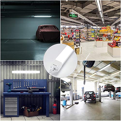 Anten LED Wannenleuchte Feuchtraumleuchte 45W 150CM Klassisches Design mit 4500LM in Kaltweiß 6000K, LED Kellerleuchte… – Bild 7