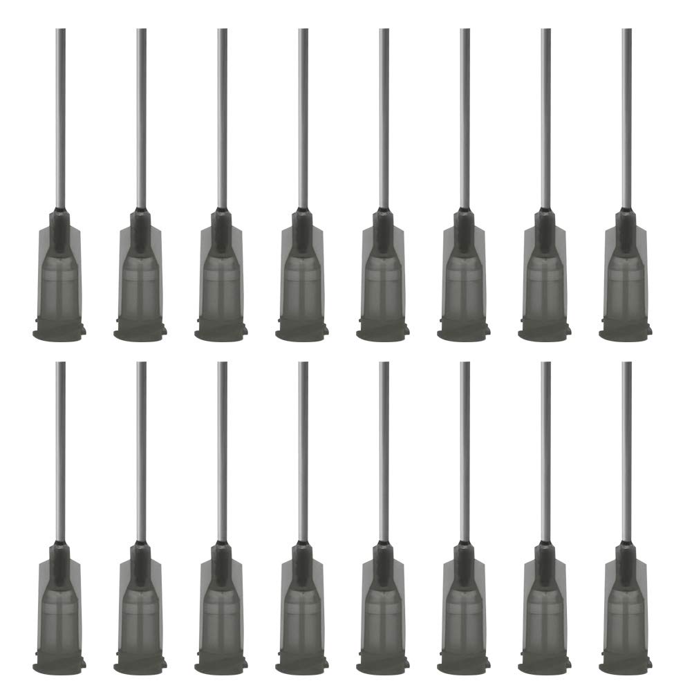 Shintop Blunt Tip Syringe Needles, 1 Inch 16G Dispensing Needle with Lure Lock for Refilling Liquid, Inks and Syringes (Pack of 100)