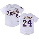 BRFOX Youth Legend 8 24 Jersey Shirt Child's Baseball Uniform for Kids