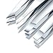 4 Piece Stainless Steel Tweezers Set