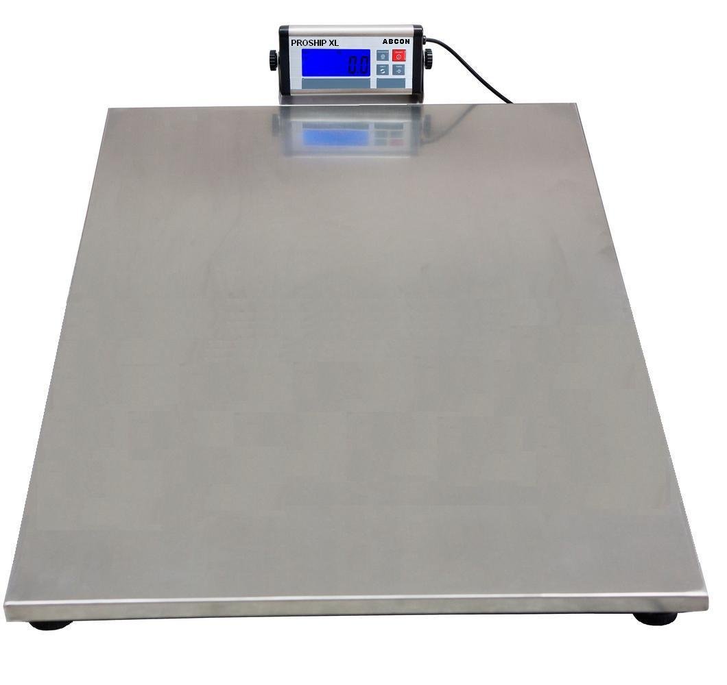 ABCON PROSHIP XL EXTRA LARGE 90x60cm Digital 350Kg / 700lb x 100g Increments Heavy Duty Industrial Postal Parcel Shipping Platform Warehouse Vet Scales -UNIQUE FEATURES - DYNAMIC WEIGHING - USB OUTPUT