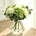 Noah Decoration Hand-Blown and Handmade Hemp Rope Clear Glass Transparent Flower and Filler Vase for Home and Wedding Indoor and Outdoor Decoration Size Medium