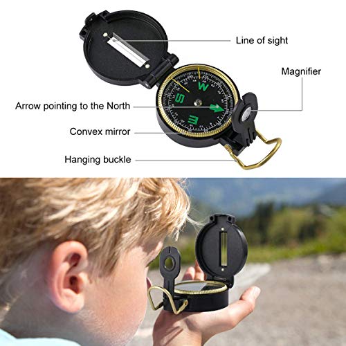 UTTORA Out Explorer Kit Gifts Toys,Kids Binoculars Set,Outdoor Exploration Set,Best for 6+ Year Old Boy and Girl,Kids Telescope Adventure Kit,Children Outdoor Educational Kit(17 PCS)