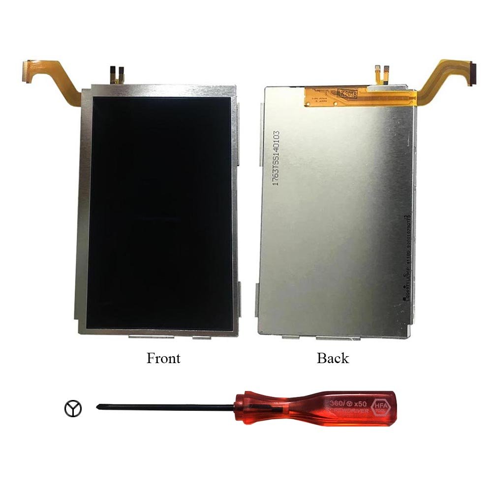 Photo 1 of Rinbers® OEM Replacement Top Upper LCD Screen Display for Nintendo 3DS N3DS XL LL 2012-2014 with Y Tool (Not for 3DS or New 3DS XL LL LCD)