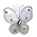 Huayao 40 PCS 2inch Organza Butterflies Craft Wedding Decoration DIY Choose Colors (Multicolor)