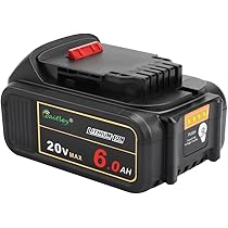 Mellif M20 20V 4.0Ah Battery & Fast Charger Kit - Compatible With DeWalt 20V Tools, 5V USB Port