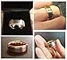 King Will Duo 8mm 10mm Men's Titanium/Tungsten Carbide Rose Gold Wedding Ring High Polish