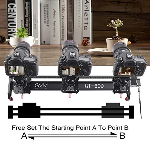 GVM Great Video Maker Motorized Camera Slider Video Rail Track Dolly