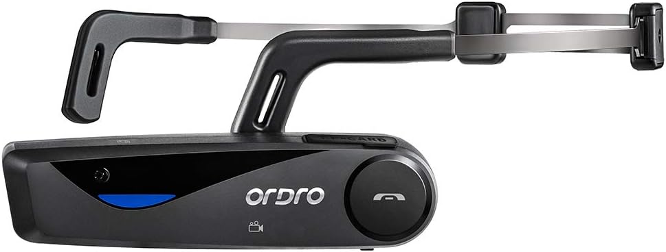 ORDRO EP5 Head-Wearable Video Camera Action Sports Camera Full HD 1080P 30FPS Camcorder with WiFi Mini DV Support Video Recording While Charging Dash Cam or Webcam