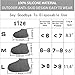 Reusable Silicone Boot and Shoe Covers, Waterproof Rain Socks, Silicone Rubber Shoe Protectors for Outdoor Protection - 1 Pair(2 PCS) (Large, Clear White)