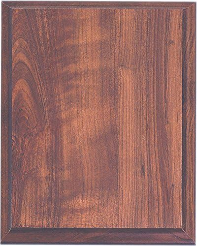 Ridgecrest Elegant Cherry Finish Composite Wood Plaque, 12 by 15-inch - Blank Craft Wall Mounted Award Sign
