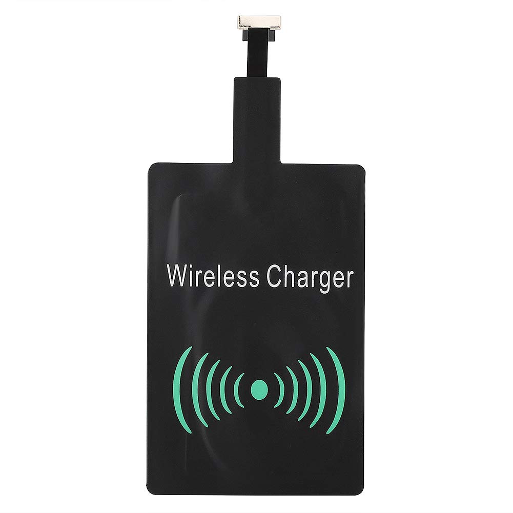 Charging Current Wireless Charger Receiver,500-1000mA,>70% Conversion Rate Qi Receiver,Fast Heat Dissipation,Portable,Fast Charging(Micro usb)