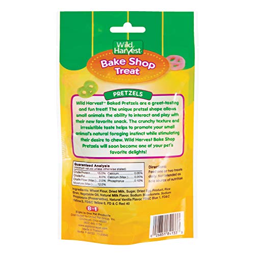 WILD HARVEST FOOD AND UNIQUE EDIBLE TREATS FOR GUINEA PIGS, HAMSTERS, GERBILS, AND ADULT RABBITS