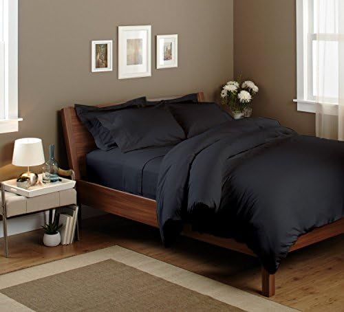 My Cotton Spa Bamboo Sheet set 800 TC, Italian finish (Eco-friendly, Hypoallergenic, Fade resistant and Less piling) 21" deep pocket antibacterial fiber sheets King, Elephant Grey