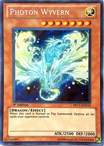 Yu-Gi-Oh! - Photon Wyvern (PRC1-EN015) - 2012 Premium Tin - 1st Edition - Secret Rare