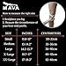 Mava Sports Knee Sleeves Weightlifting Men & Women, 7mm Neoprene Knee Sleeves for Women and Men, Ideal for Cross Training WOD, Squats, Powerlifting