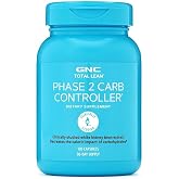 GNC Total Lean Phase 2 Carb Controller, Decreases Calorie Impact from Carbohydrates, 120 Capsules
