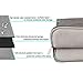Mosiso Denim Fabric Sleeve Case Cover Bag with Shoulder Strap Only for 12-Inch New Macbook with Retina Display, Gray