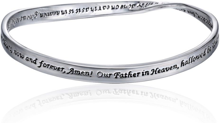 Luvalti Reversible Faith Prayer Bracelet - Christian Jewelry for Women