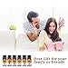 VSADEY Essential Oils Set, Top 6 Aromatherapy Essential Oils for Diffuser, Massage, Skin and Hair Care - Sweet Orange, Lavender, Tea Tree, Peppermint, Lemongrass, Eucalyptus 100% Pure, 6 x 10ml