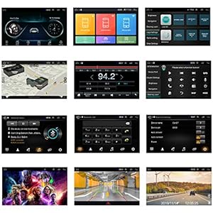 ANKEWAY 10,1 Pollici Android 9,1 Autoradio 2 DIN GPS Navigation Bluetooth/WiFi Car Stereo, 1080P HD Touch Screen Sistema… - immagine 4