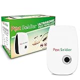 The Original Ultrasonic Pest Repellent - Electronic Pest Control Plug In-Pest Repeller for Insect - Mice,Roaches,Bugs,fleas,Mosquitoes,Spiders By Pest Soldier
