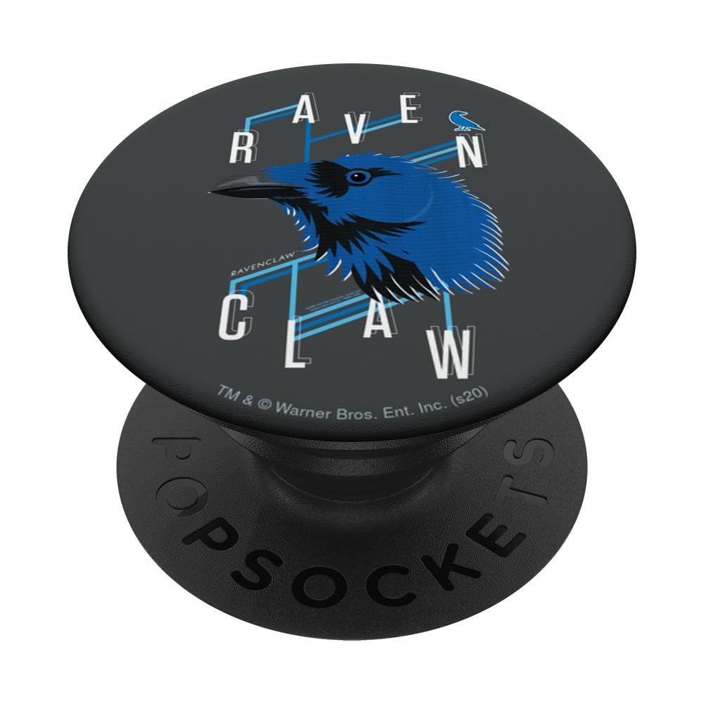 Harry Potter Ravenclaw Textured Raven Headshot PopSockets Swappable PopGrip